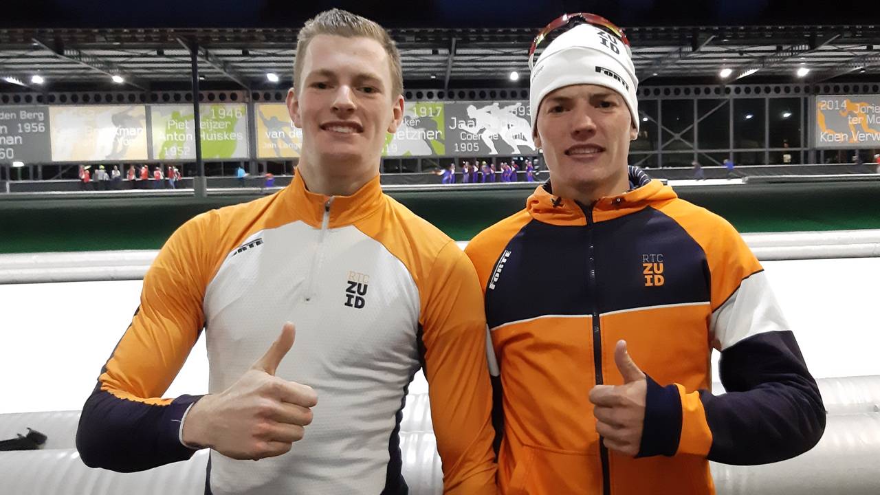 Schaatsbroertjes Pluijgers gaan ervoor op het NK voor clubteams.