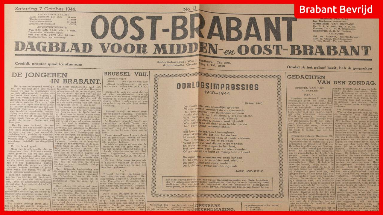 De krant van 7 oktober 1944