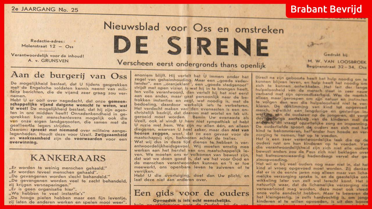 De krant van deze dag in 1944.