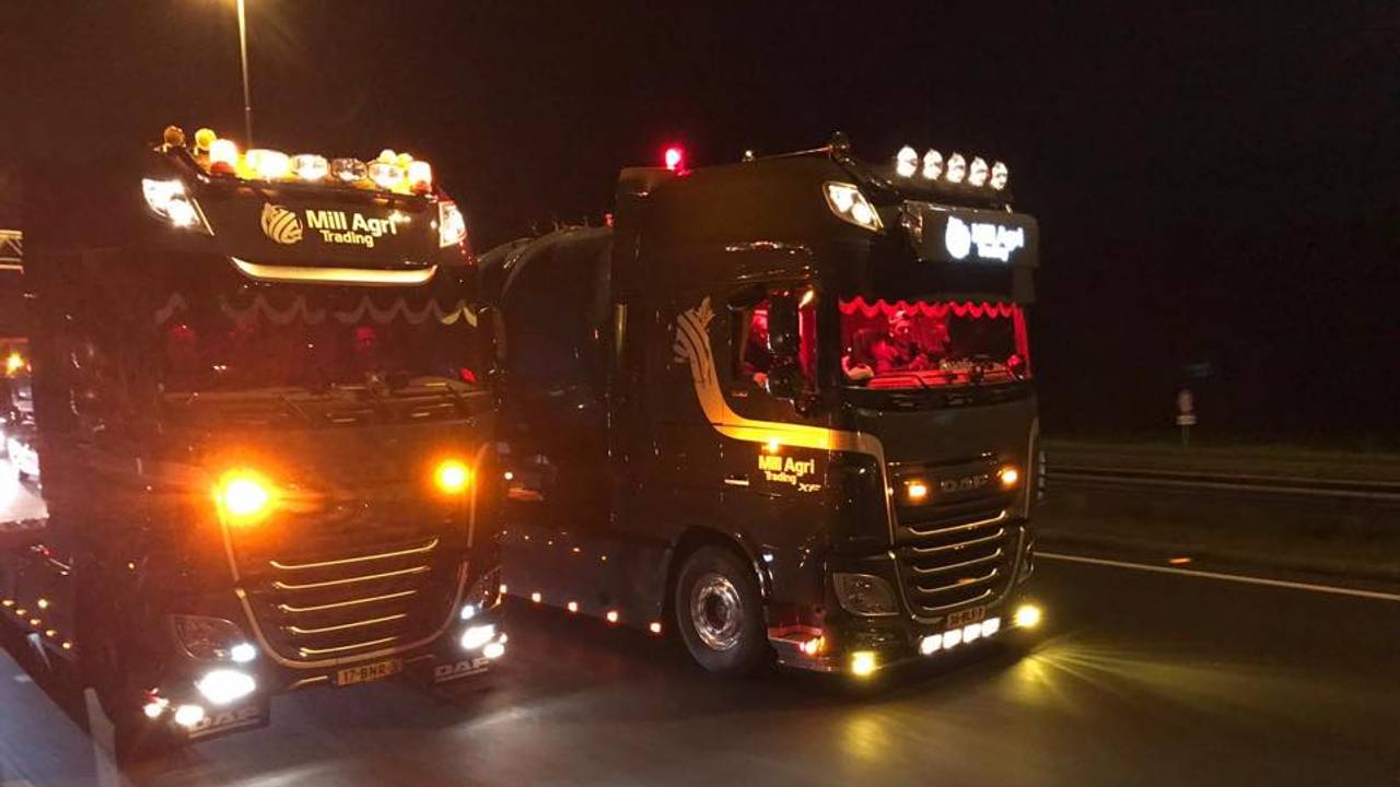 Brabantse vrachtwagens gaan ook naar Den Haag (Foto: Mill Agri Trading)