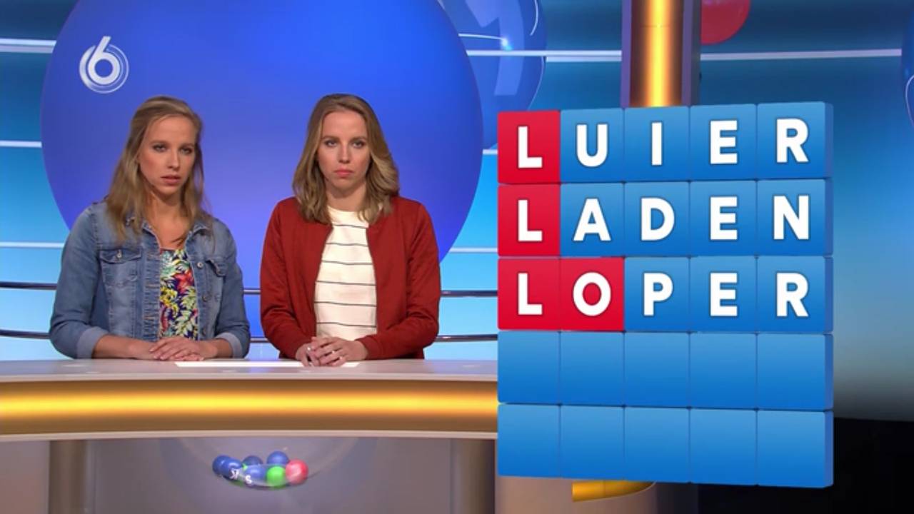 Marloes (links) en Eefje blijven maar winnen bij Lingo (Screenshot SBS6)