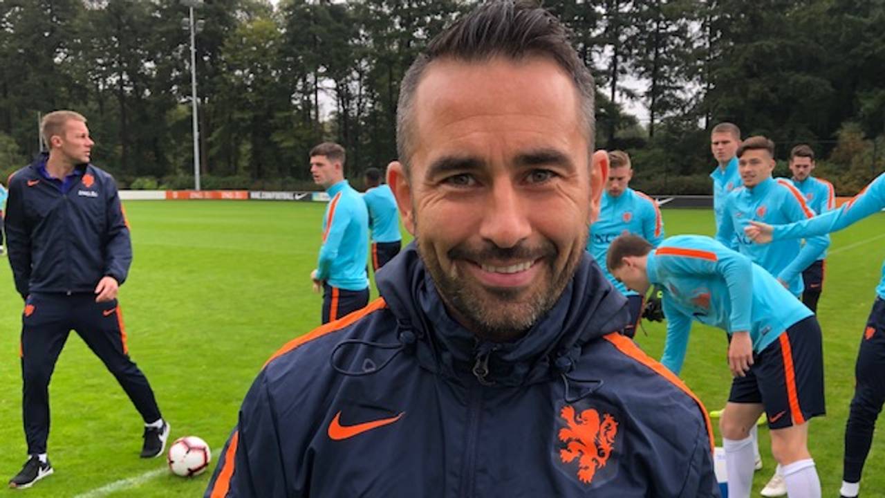 De trainer uit Rosmalen met die aparte, dubbele achternaam (foto: Paul Post).