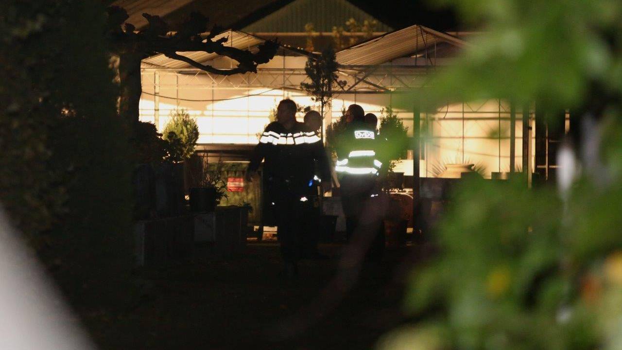 Onderzoek 's nachts in Den Dungen (foto: Bart Meesters).