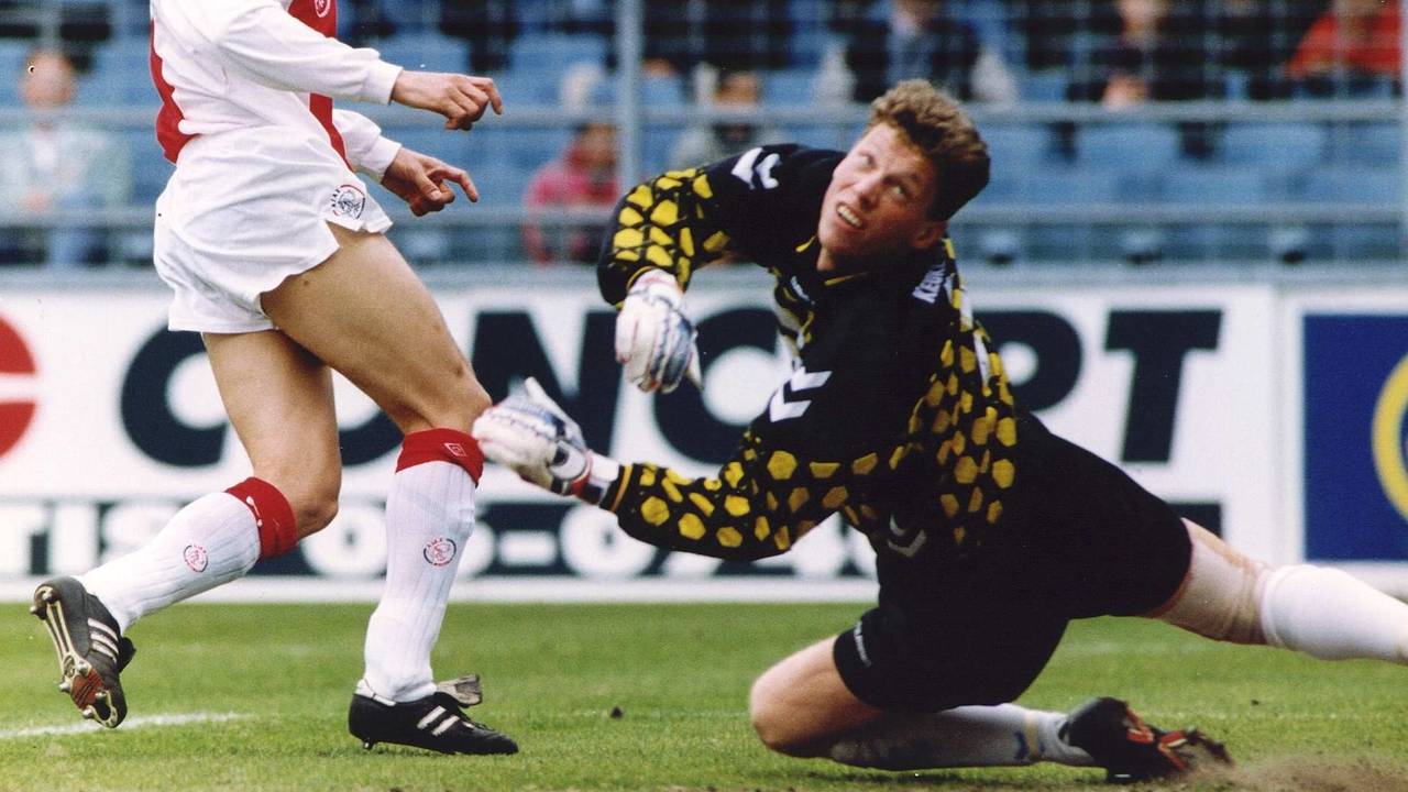 Roland Jansen in het shirt van Willem II (foto: ANP).
