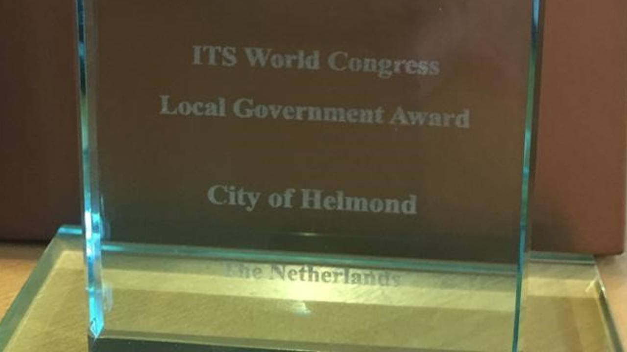 Een internationale eer voor de slimme vervoerstechnieken die ontwikkeld worden in Helmond. (Foto:gemeente Helmond)