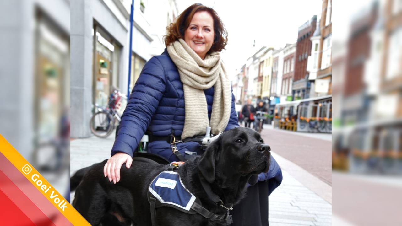 Hulphond Teuntje zorgt ervoor dat Hanneke weer positiever in het leven staat: "Het is echt een verrijking."
