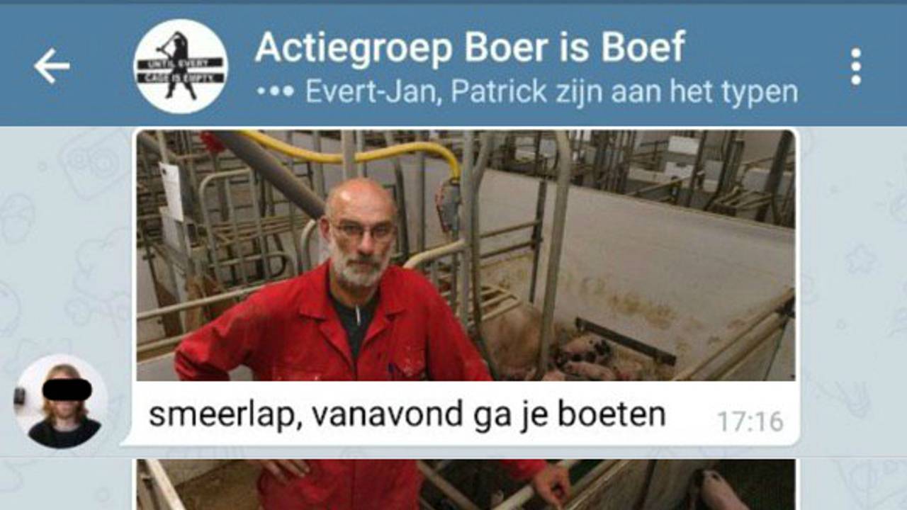 Een boer uit Beers werd woensdag bedreigd op sociale media.