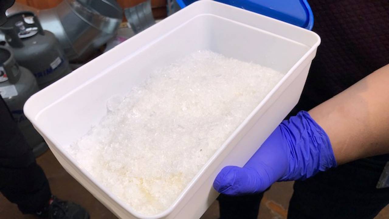 Bakje crystal meth (foto ter illustratie).