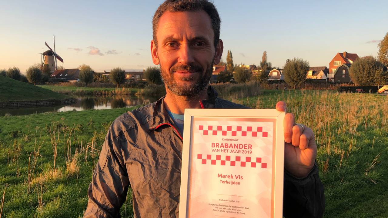 Marek Vis rende vijf marathons in anderhalve dag voor een goed doel (Foto: Imke van de Laar)