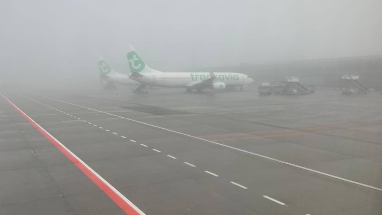 Bij mist ben je vaker de pineut op Eindhoven Airport. (Archieffoto: Christel Bouman)