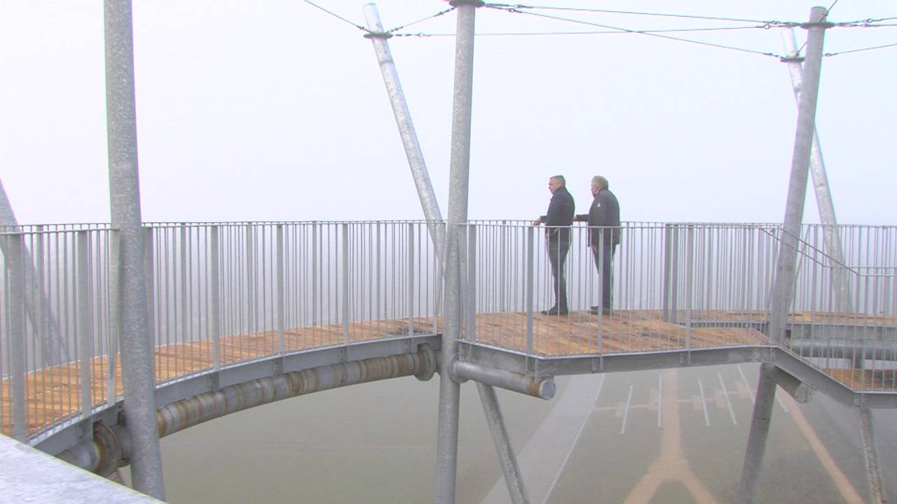 Bij helder weer kijk je kilometers ver weg.