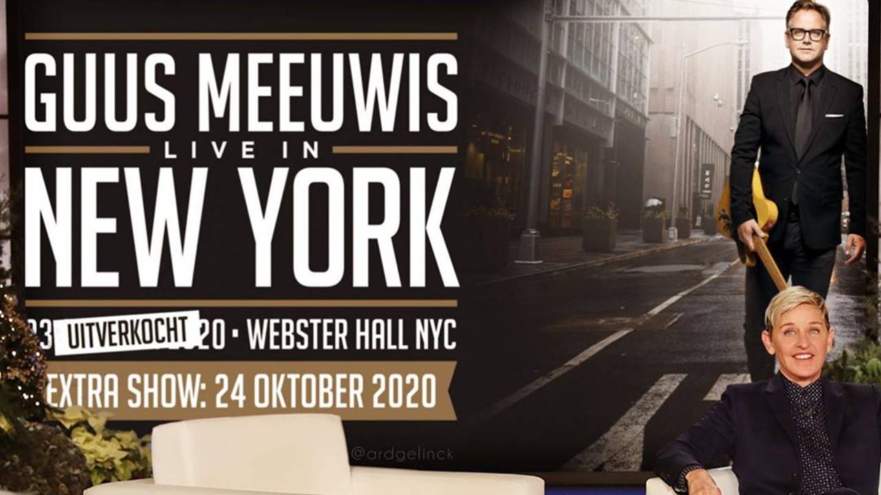 Wil Meeuwis in The Ellen DeGeneres Show? (Foto: Guus Meeuwis).