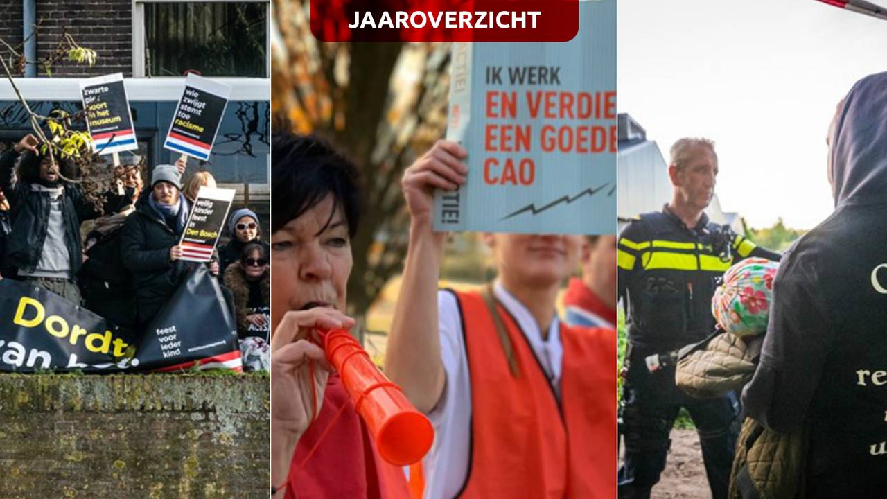 2019 was het jaar van de protesten (foto's: Rob Engelaar/Omroep Brabant/SQ Vision).