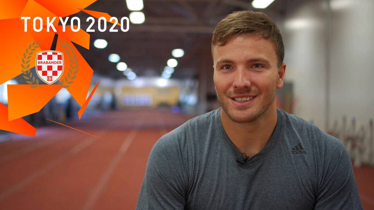 Pieter Braun sport graag met zijn vrienden.