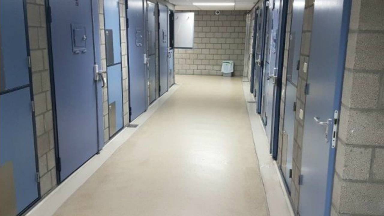 Een politiecellencomplex. (Foto: Politie.nl)