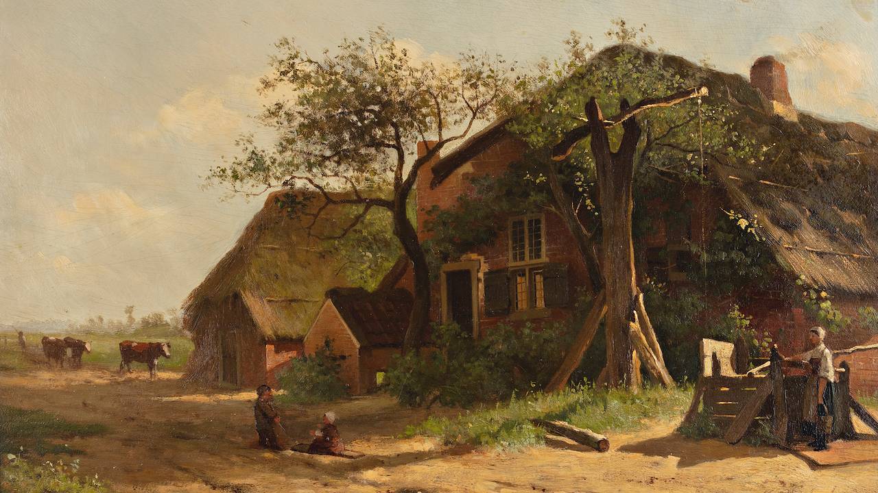 Het schilderij van Karel Klinkenberg. Foto: Stedelijk Museum Breda.