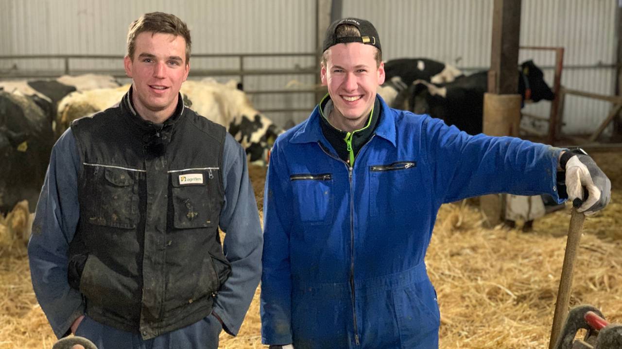 Bram (21) en Melle (20) bouwen samen aan een nieuwe toekomst in Duitsland (foto: Eva de Schipper).