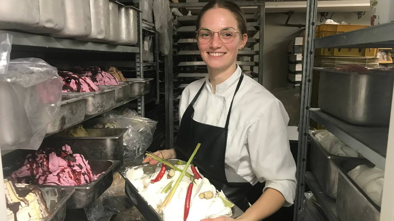 Shereni en haar Thaise soepijs zijn in de race voor 'Beste ijsmaker van Nederland'.