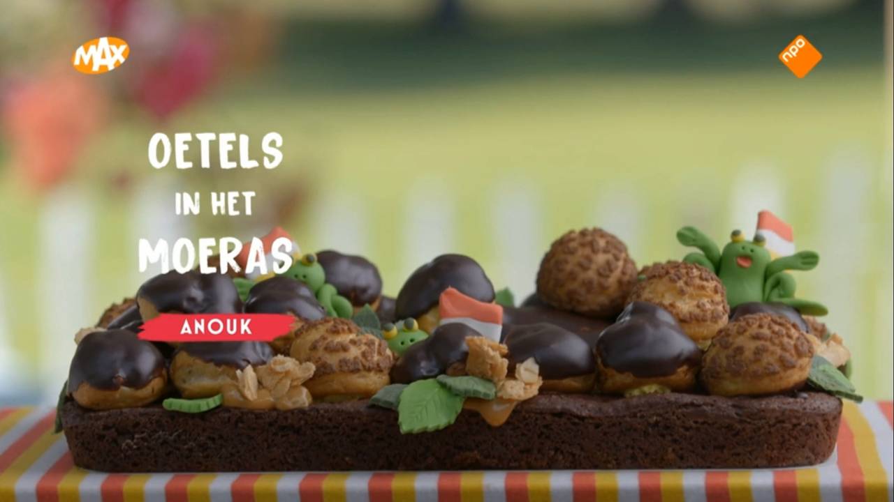 Anouk won door onder meer haar oeteldonkse taart de vijfde aflevering van Heel Holland Bakt. (Foto: omroep MAX)