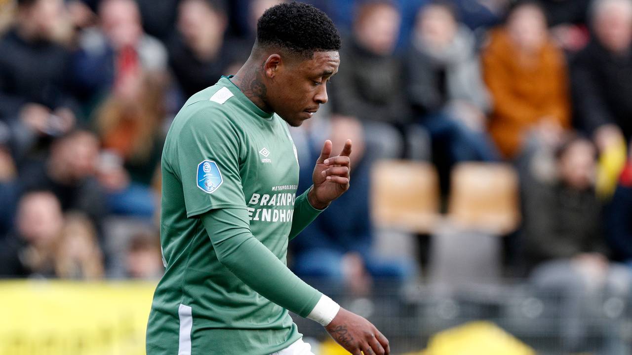 Steven Bergwijn, toen hij nog onder contract stond bij PSV (foto: archief).