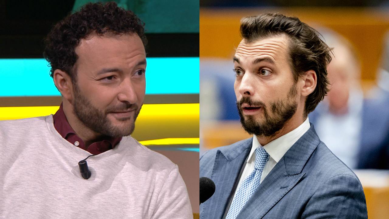 Nasrdin Dchar en Thierry Baudet (Foto's: Omroep Brabant en ANP/ Sem van der Wal)