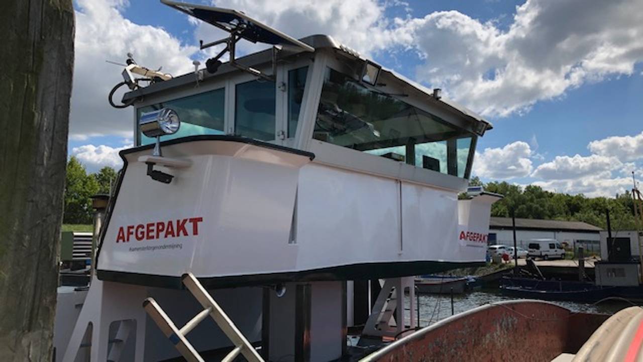 De kajuit van de Arsianco (foto: Willem-Jan Joachems)