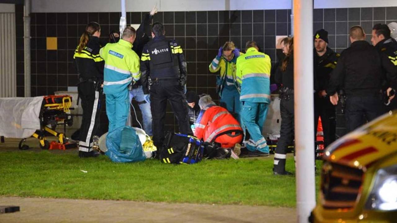 Bij de val raakten de twee zwaargewond. (Foto: Perry Roovers / SQ Vision Mediaprodukties)