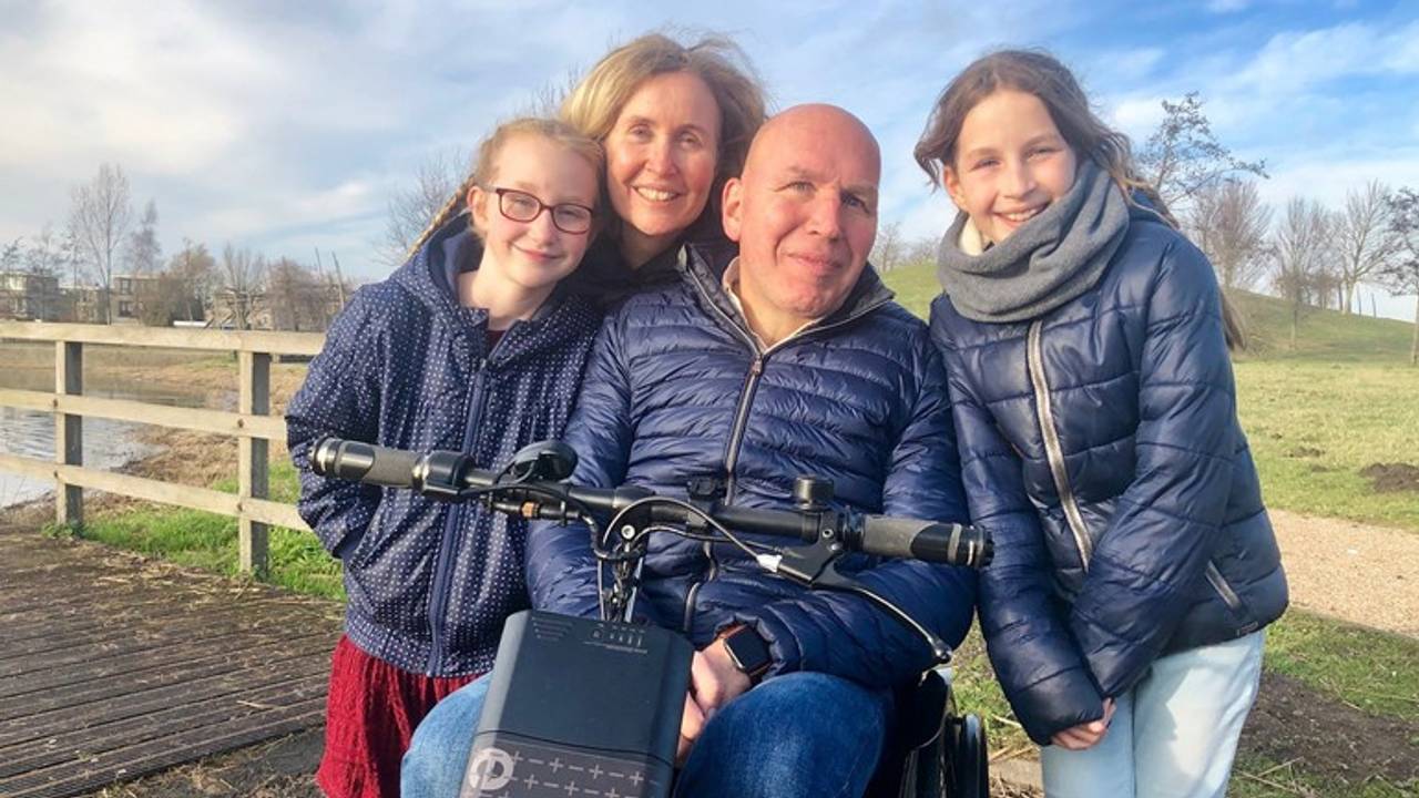 Hugo Wolff met zijn gezin. (Foto: Erik Peeters)