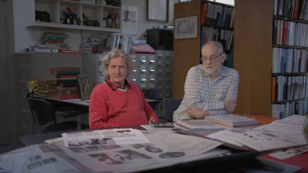 Wim Rovers (links) en Willem Keeris.