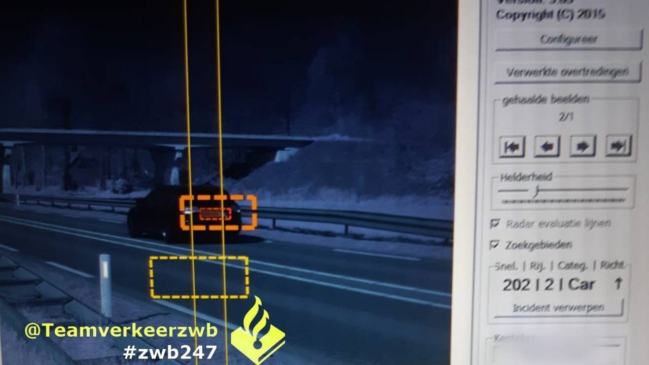 Op de N267 reed iemand 120 kilometer per uur te hard.