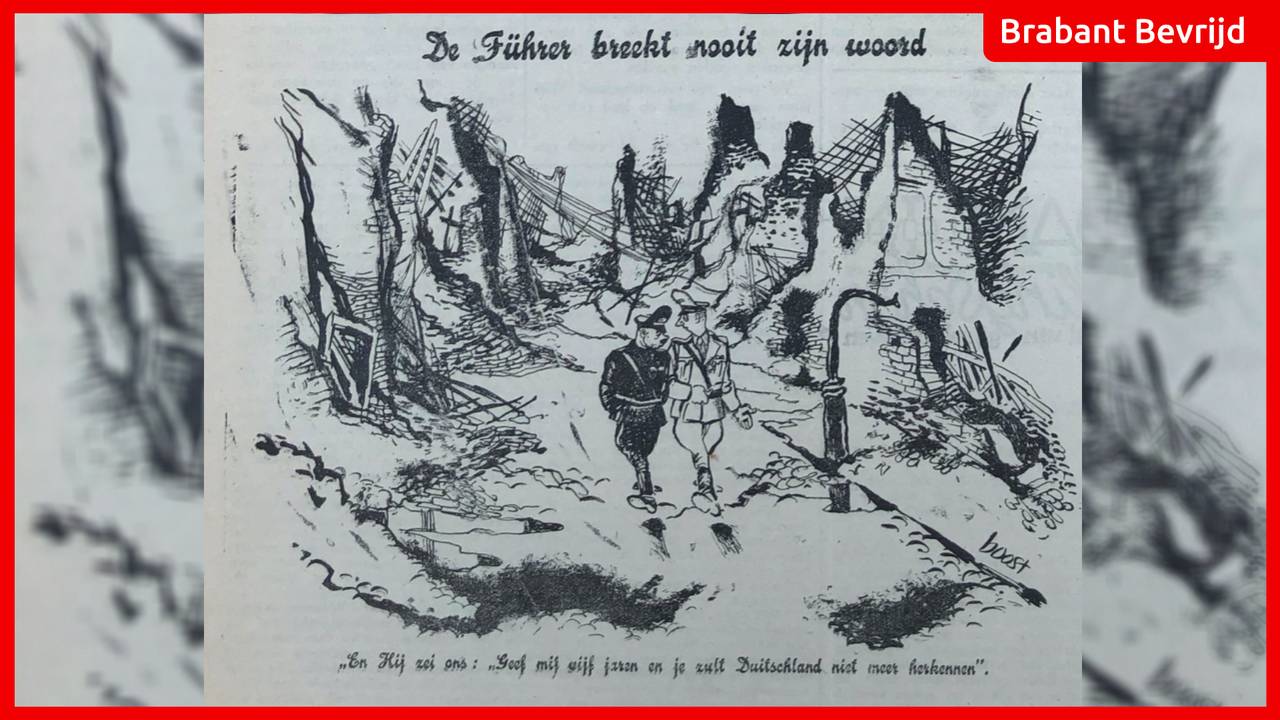 Spotprent in De Vrije Stem | foto: Jan de Wit