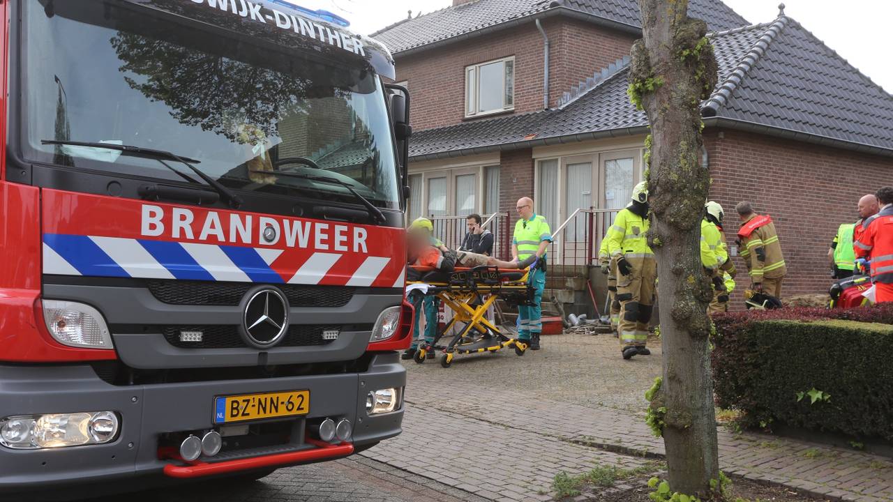 Het ongeluk gebeurde rond elf uur zaterdagochtend (foto: Bart Meesters).