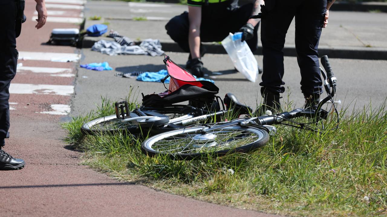 Zwaar ongeval op de Dijkrand in Roosendaal. Foto: Christian Traets