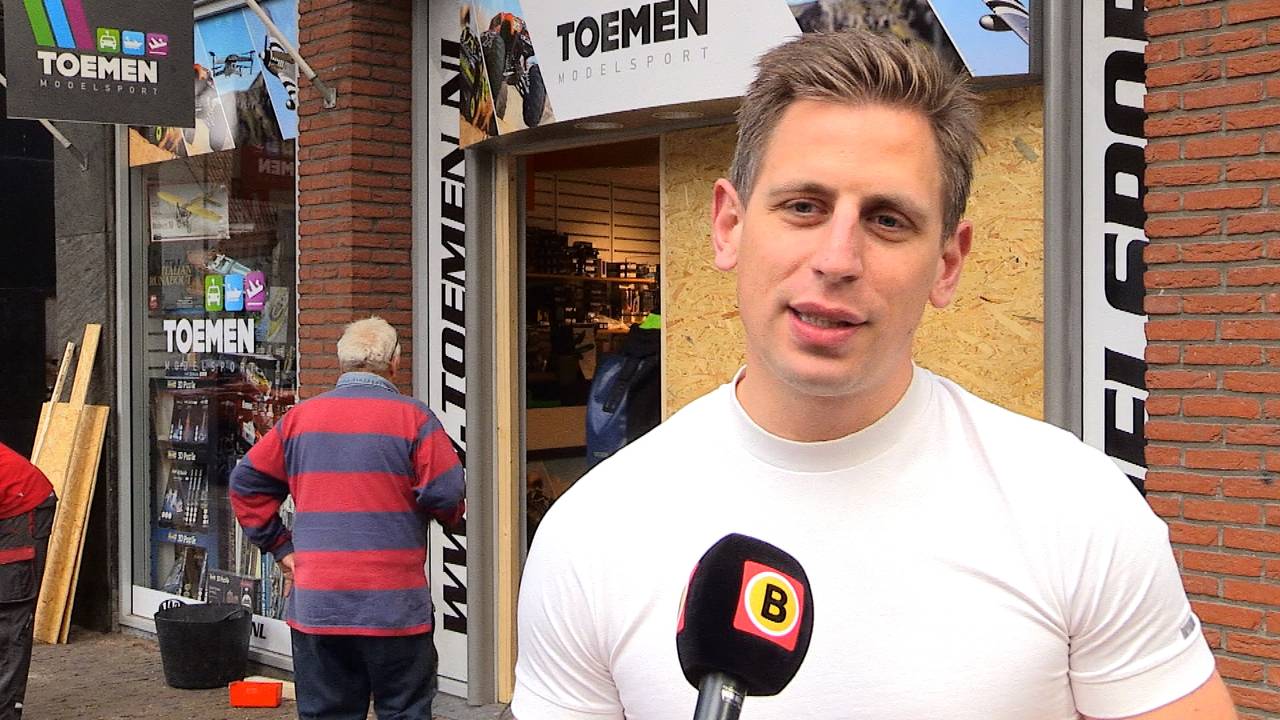 Jasper Toemen ging achter de ramkrakers aan.
