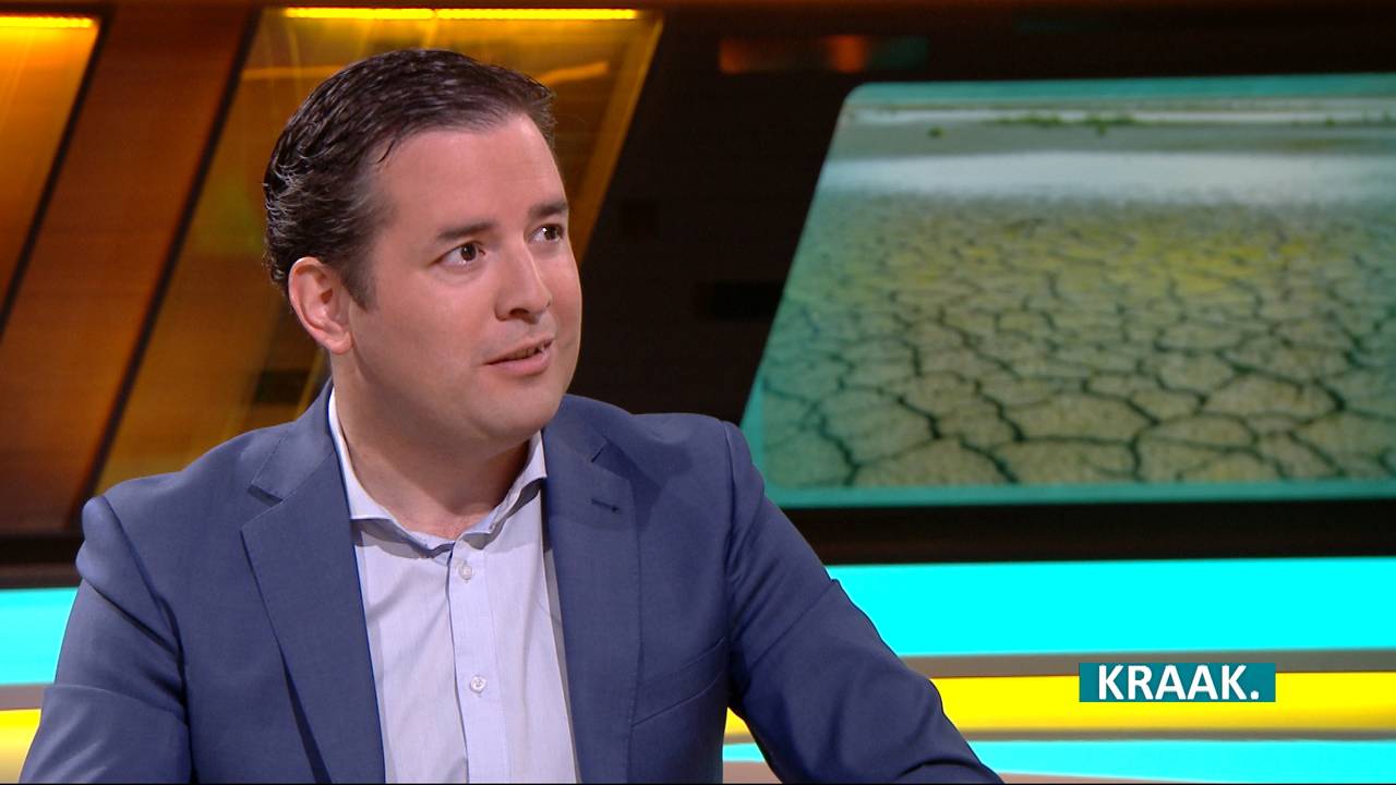 Watergraaf Erik de Ridder van Waterschap De Dommel pleit voor een 'watertransitie'.