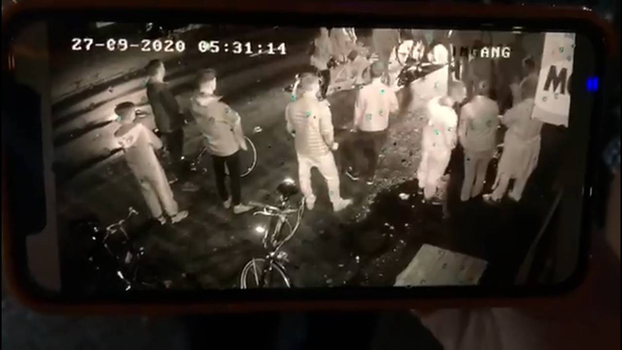 Beelden van de doorrijder.