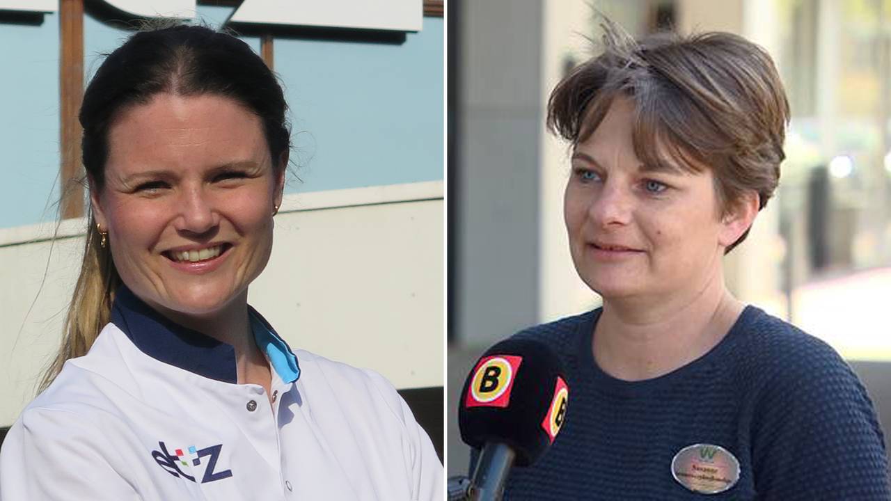 Verpleegkundigen Karin van der Staak en Susanne van Kempen (foto's: archief).