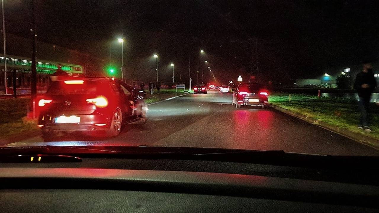 De straatrace vond plaats op de Hazardweg en de Mechie Trommelenweg in Waalwijk (foto: Facebook politie gemeente Waalwijk).