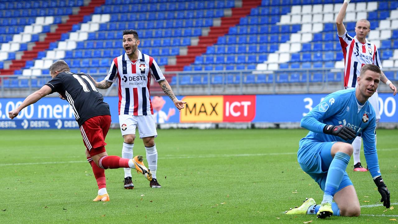 Willem II kreeg vier tegendoelpunten te verwerken (foto: OrangePictures)