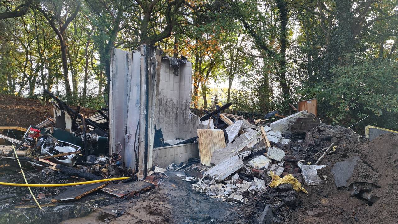 Van de huisjes is (bijna) niks meer over (foto: Noël van Hooft).