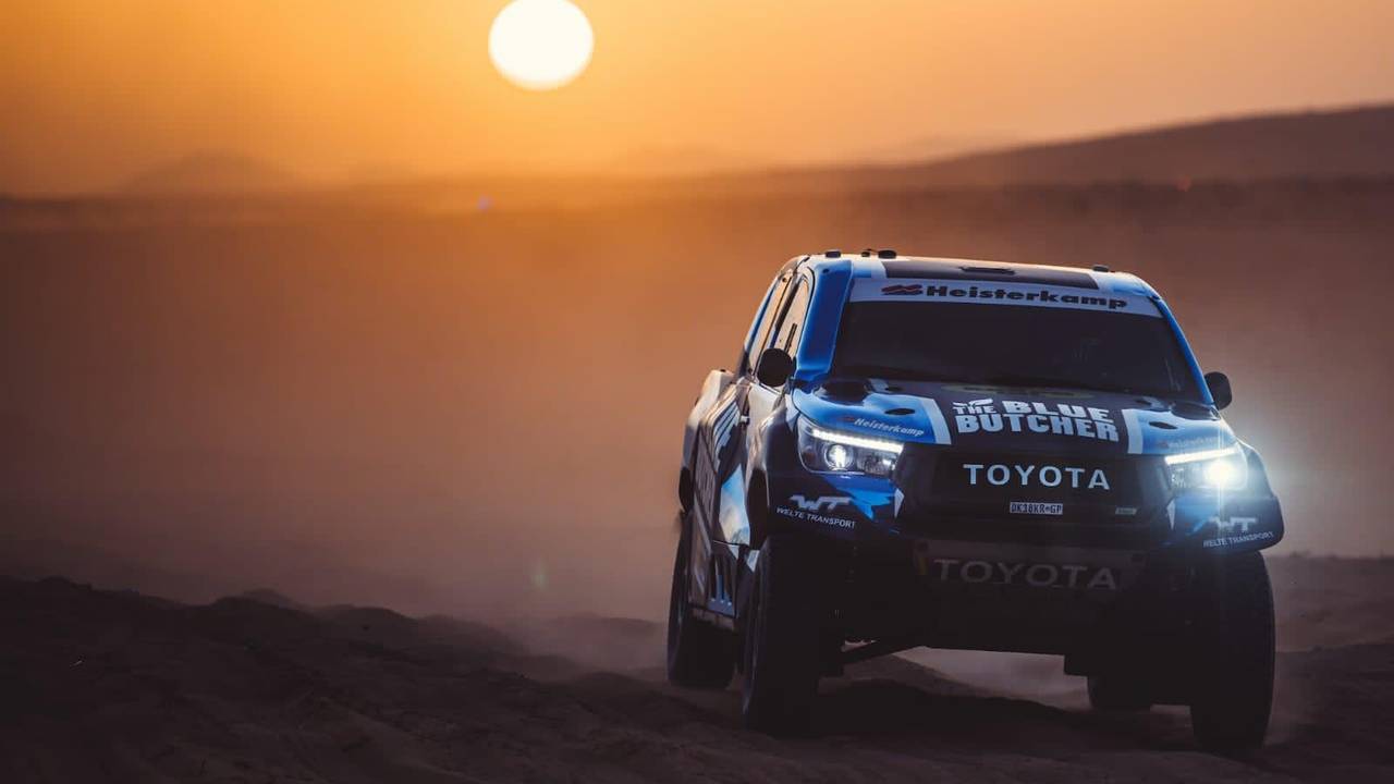 Erik van Loon in actie tijdens de Hail Baja in Saoedi-Arabië.