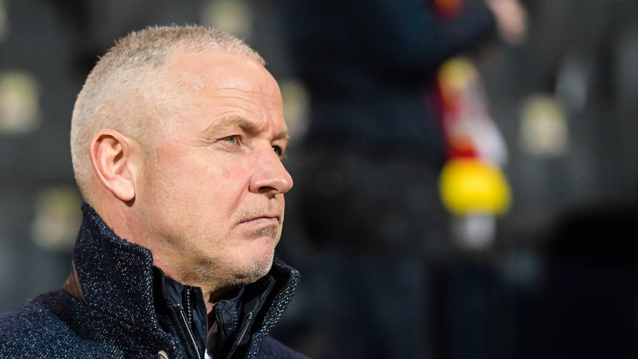 Jack de Gier toen hij trainer was bij Go Ahead Eagles (foto: ANP).