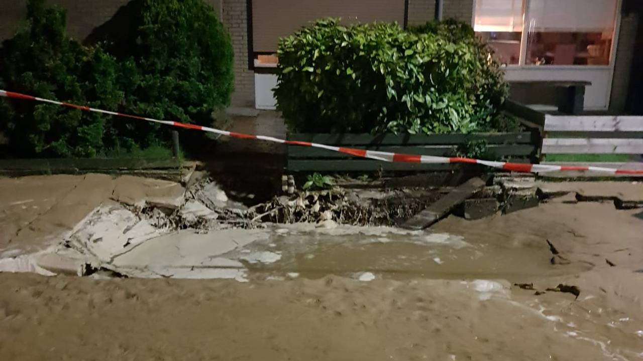 De buurvrouw van Melissa had een zwembad in haar tuin (foto: Melissa Noordijk).