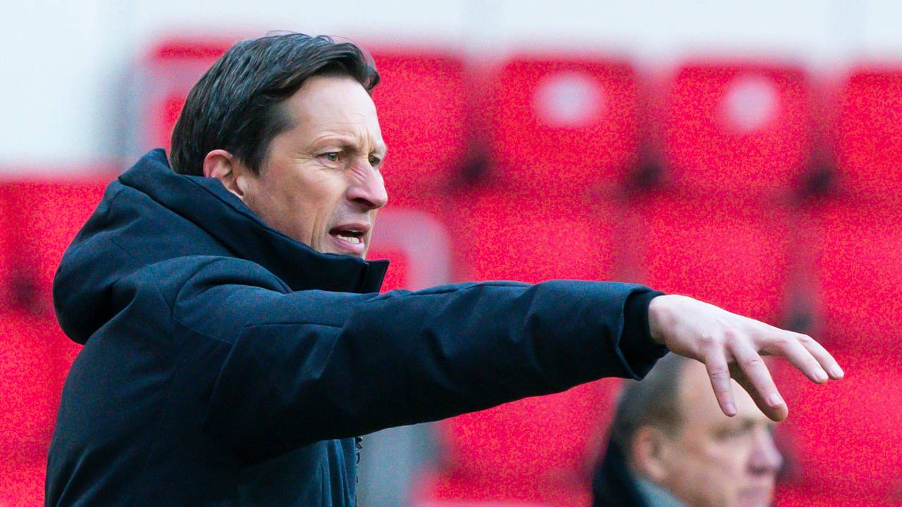 PSV-trainer Roger Schmidt (foto: ANP).