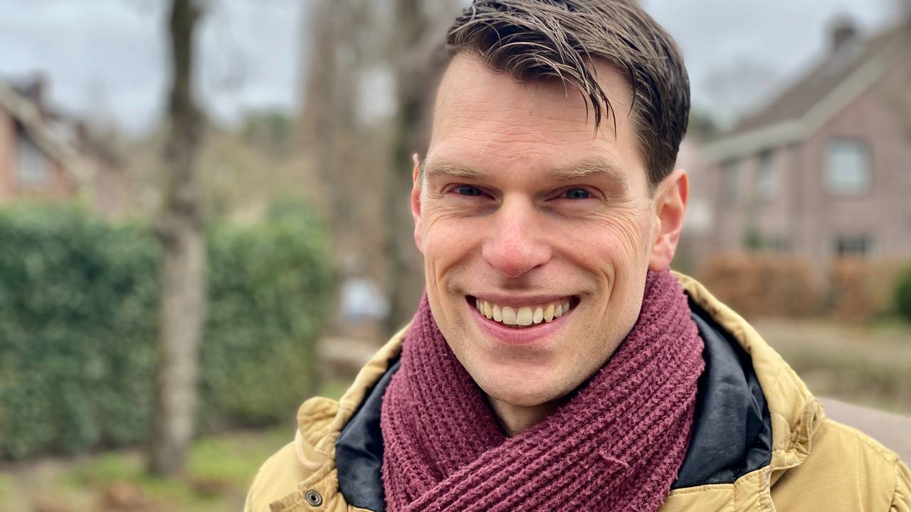 Jeroen Heezemans uit Knegsel, jeugdvriend van Volt lijstrekker Laurens Dassen (foto: Jan Peels).