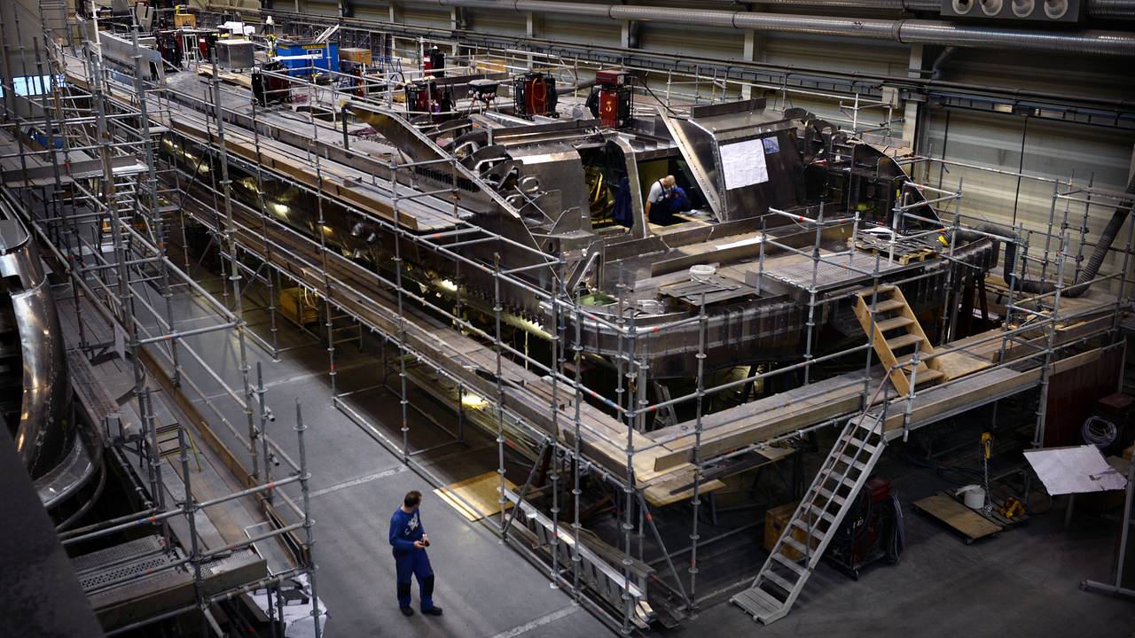 Heesen Yachts bouwt superjachten voor de allerrijksten van deze wereld (foto: Marcel van den Bergh/ANP).