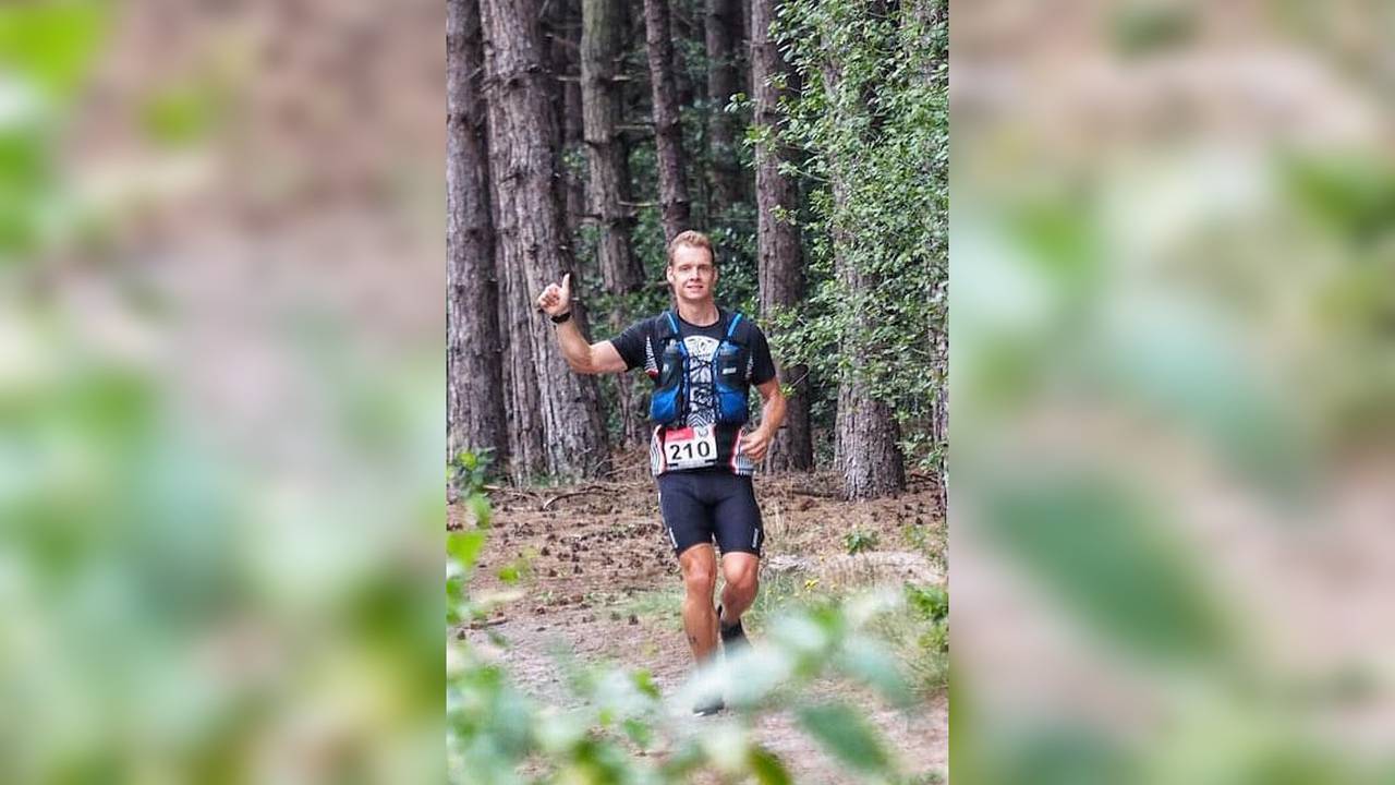 Addie van der Vleuten onderweg tijdens een van zijn hardloopsessies (foto: Addie van der Vleuten).