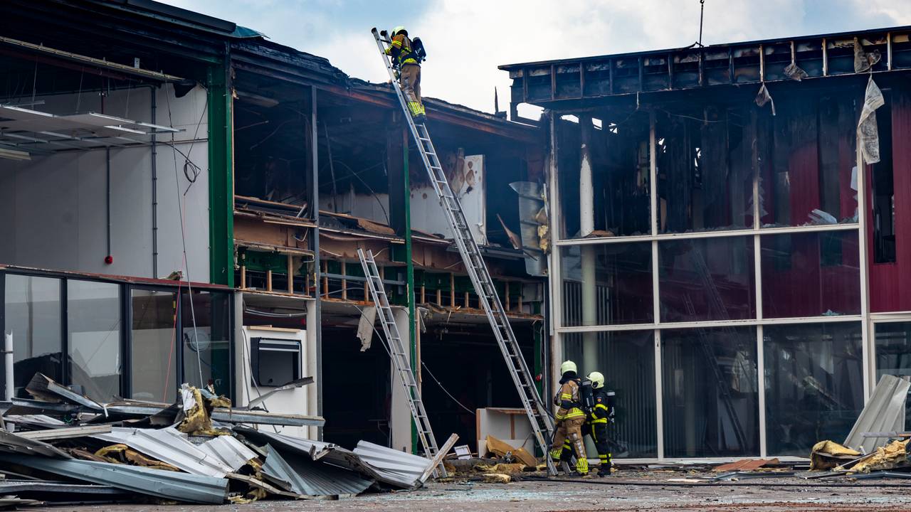 Enorme schade na de verwoestende brand. (Archieffoto: SQ Vision Mediaprodukties)