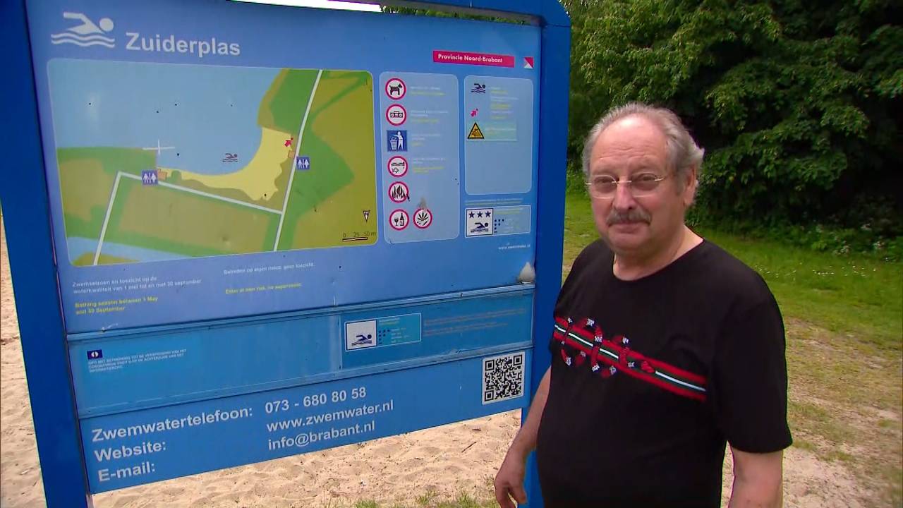 Charles Zaunbrecher is de eigenaar van de Beach Bar aan de Zuiderplas