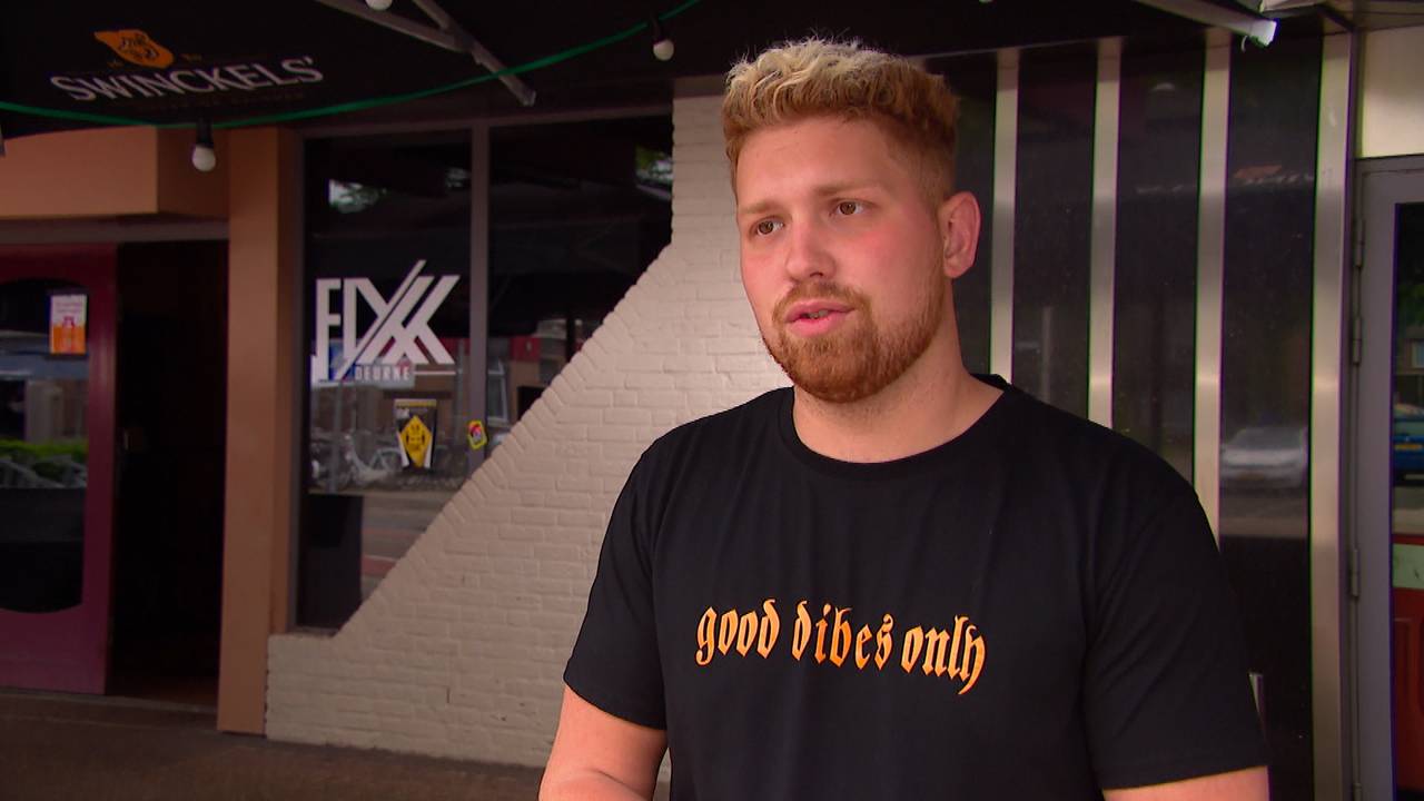 Angelo Keijsers van Fixx Deurne en club Villa Milano (foto: Omroep Brabant).